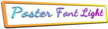 Poster Font Light