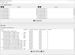 Duplicate Audio Finder