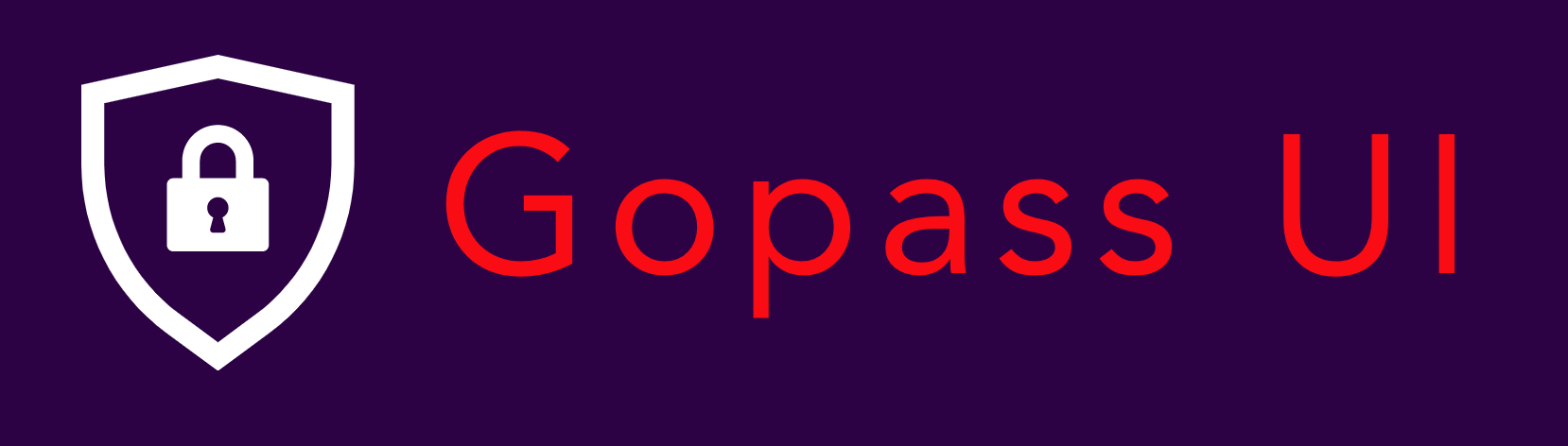 Gopass UI