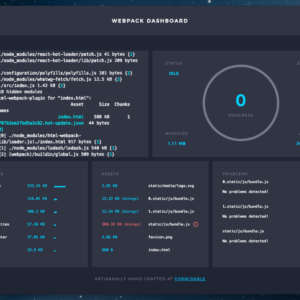 Webpack Dashboard